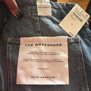 Good American High Rise Blue Jeans